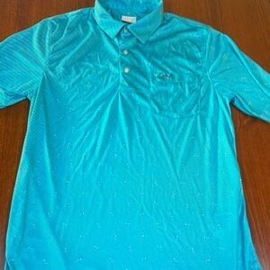 Greg Norman Collection Aqua Polo Shirt
